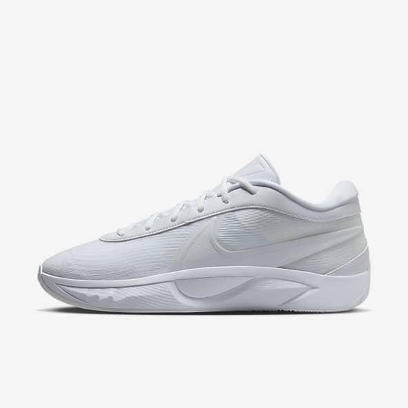 Nike white basketball sneakers hotsell